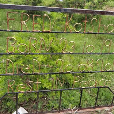 KOTSHOBE Fred 1951-2016