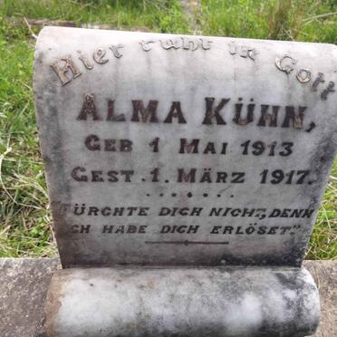 KUHN Alma 1913-1917