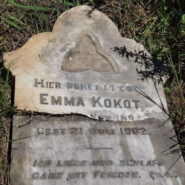 KOKOT Emma 1894-1902