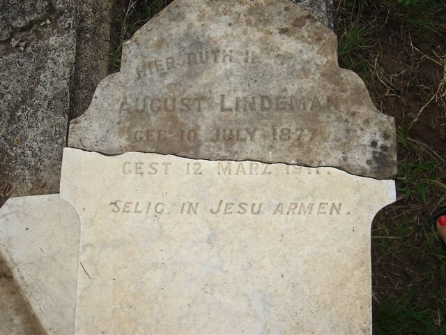 LINDEMAN August 1877-1911