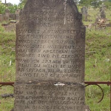 LANGHEIN Karsten 1809-1882