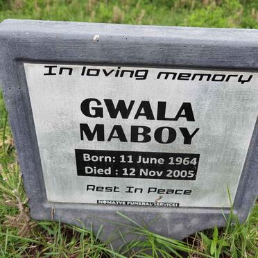 MABOY Gwala 1964-2005