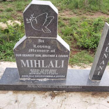 MIHLALI Funani 2007-2019
