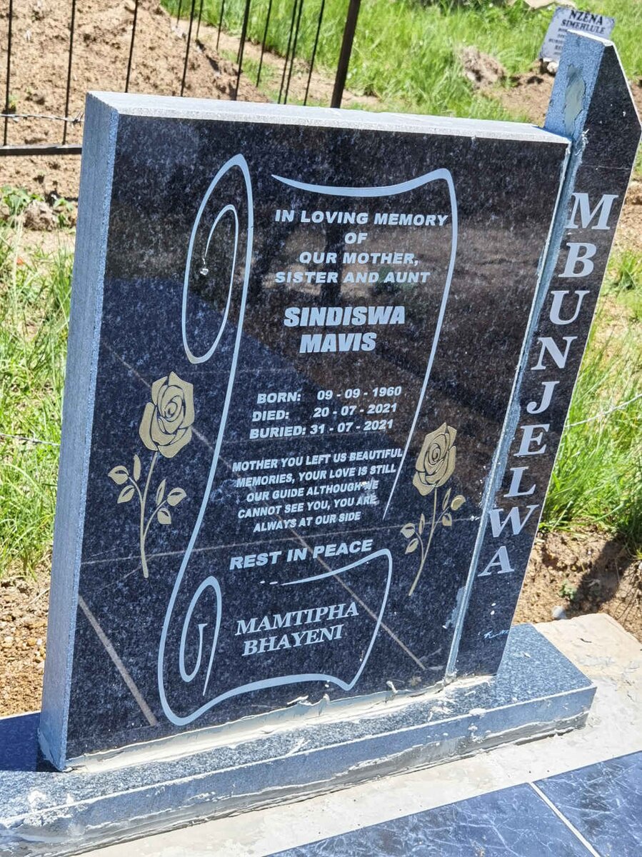 MBUNJELWA Sindiswa Mavis 1960-2021