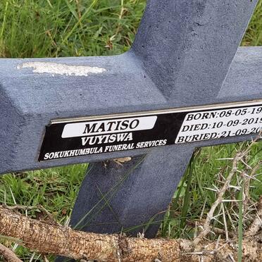 MATISO Vuyiswa 1959-2019