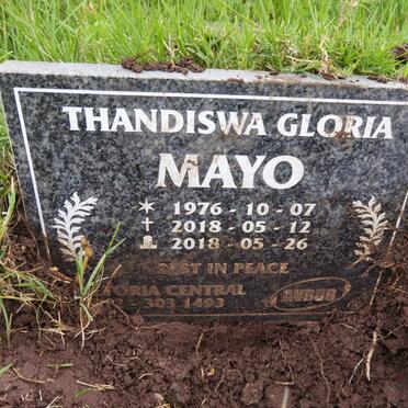 MAYO Thandiswa Gloria 1976-2018