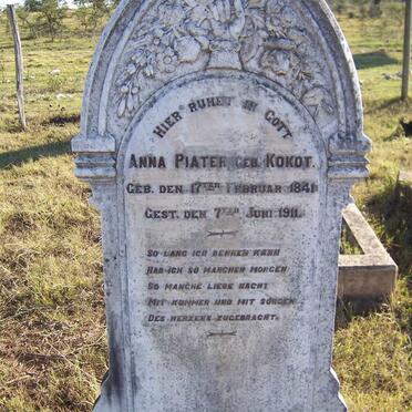 PIATER Anna nee KOKOT 1841-1911