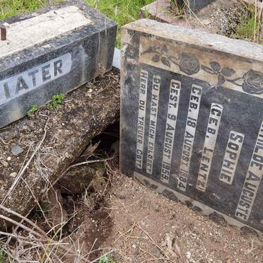 PIATER Mathilde August Sophia nee LENTZ 1884-1959