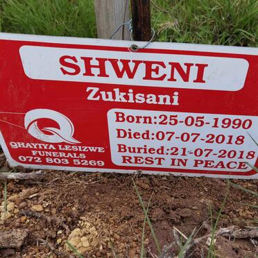 SHWENI Zukisani 1990-2018