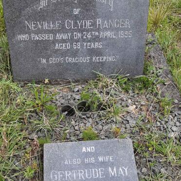 RANGER Neville Clyde -1955 &amp; Gertrude May RUDMAN 1895-1990