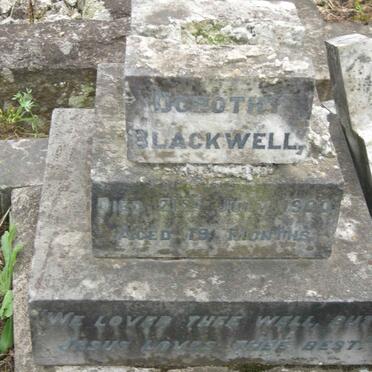 BLACKWELL Dorothy -1900
