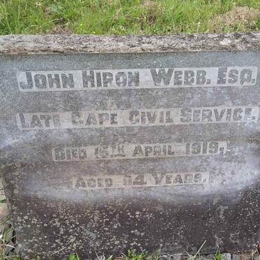 WEBB John Hiron -1919