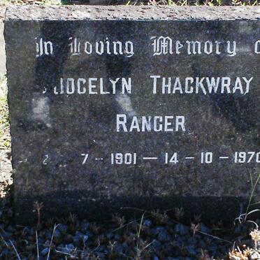 RANGER Jocelyn Thackwray 1901-1970