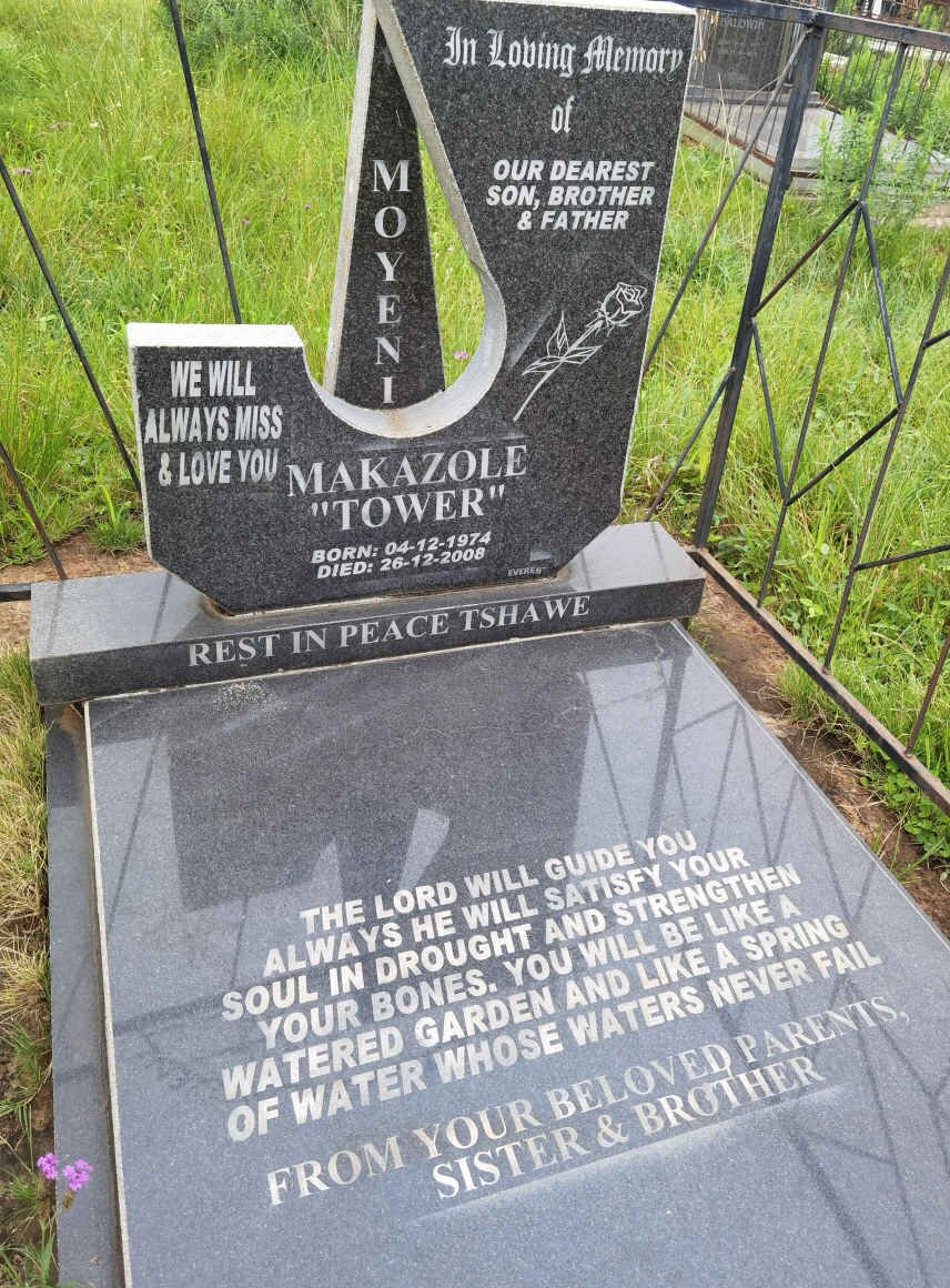 MOYENI Makazole 1974-2008