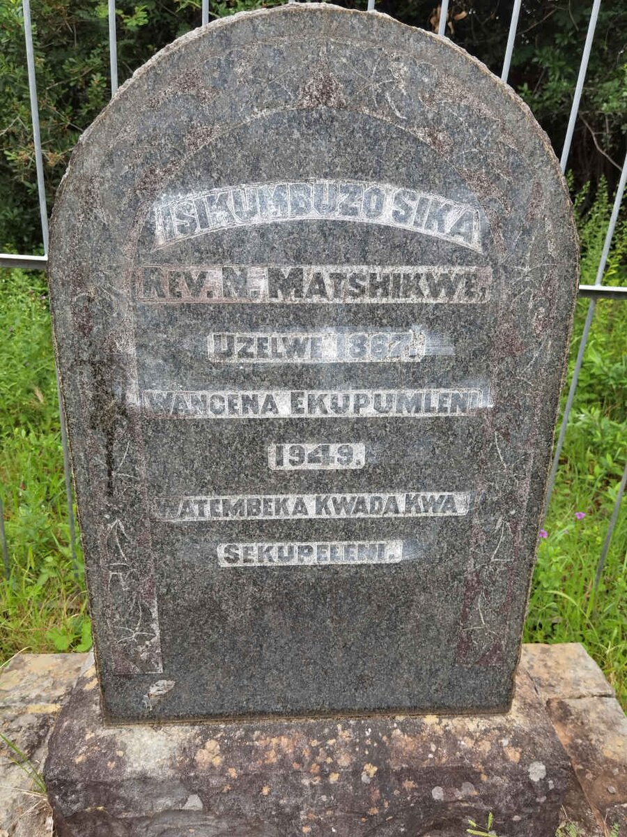 MATSHIKWE N. 1867-1949
