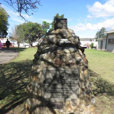 Eastern Cape, KING WILLIAM'S TOWN, NG Gemeente, Gedenkmuur