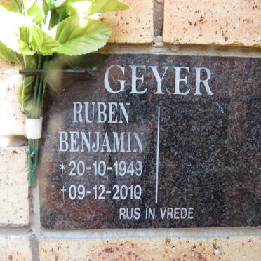GEYER Ruben Benjamin 1949-2010
