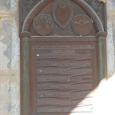 7. WWII Memorial plaque 1914-1918