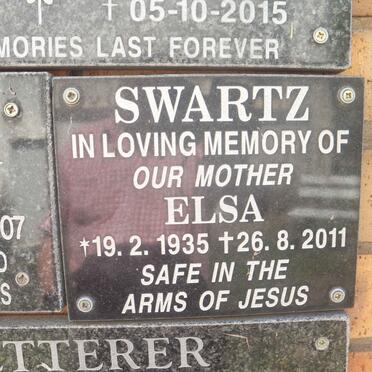SWARTZ Elsa 1935-2011