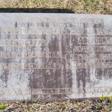 ADENDORFF Douglas Bertram 1888-1953 &amp; Gwendoline Reynolds HURWORTH 1891-1975