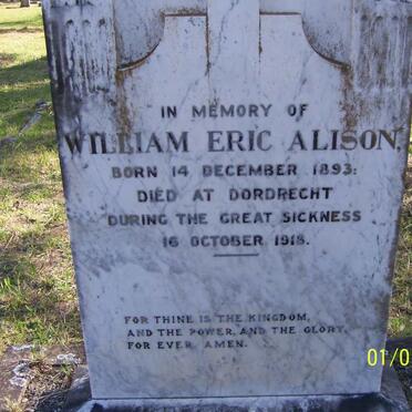 ALISON William Eric 1893-1918