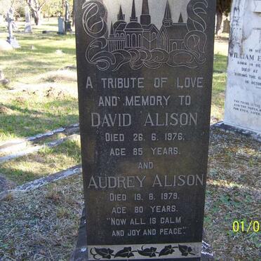 ALISON David -1976 &amp; Audrey -1979