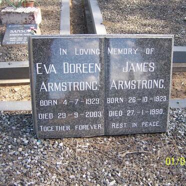 ARMSTRONG James 1923-1990 &amp; Eva Doreen 1929-2003