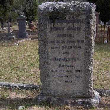 AINSLIE Henry James -1940 &amp; Henrietta S. -1955