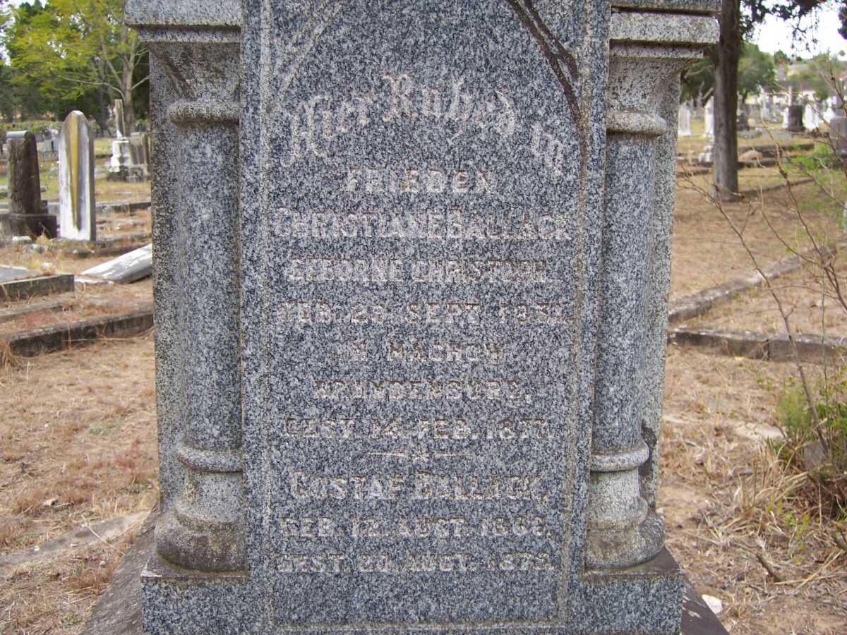 BALLACK Christline 1831 -1877