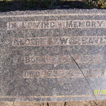 BAYLY Albert Lewis 1855-1946