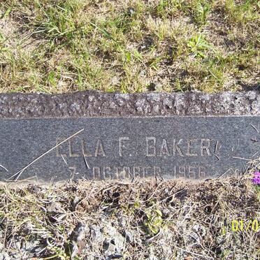 BAKER Ella F. -1956