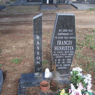 BASSON Frances Henrietta 1929-1994