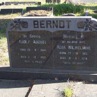 BERNDT Adolf August 1905-1980 &amp; Rosa Wilhelmine 1912-1978
