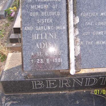 BERNDT Helene Adine 1910-1981