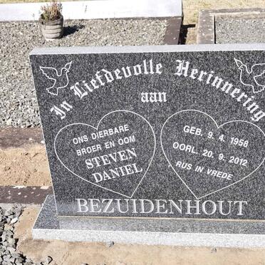 BEZUIDENHOUT Steven Daniel 1958-2012