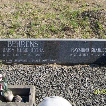 BEHRENS Raymond Charles 1936-1937