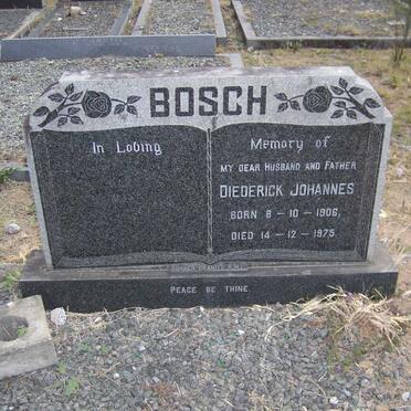 BOSCH Diederick Johannes 1906-1975