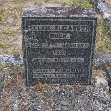 BOCK Ellen Elizabeth -1921
