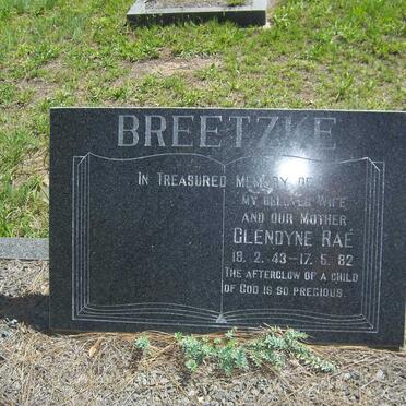BREETZKE Glendyne Rae 1943-1982