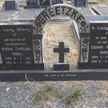 BREETZKE Eduard Hermann August 1907-1976 &amp; Rubina Carolina Emilie 1912-1997