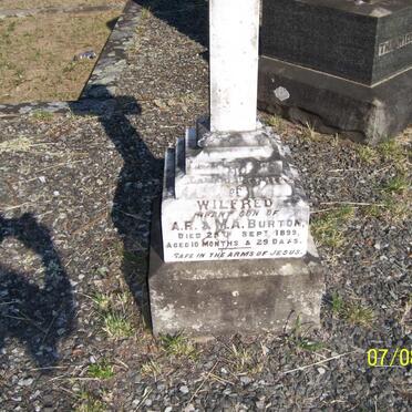 BURTON Wilfred -1899