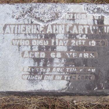 CARTWRIGHT Katherine Ann -1929