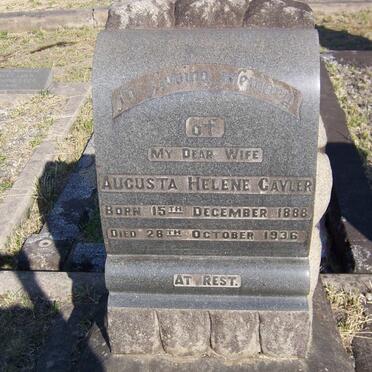 CAVLER Augusta Helene 1888-1936