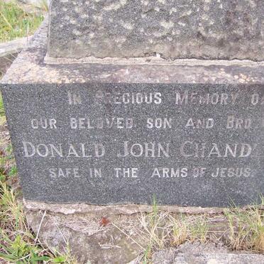 CHANDLER Donald John