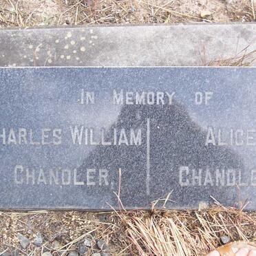 CHANDLER Charles William &amp; Alice