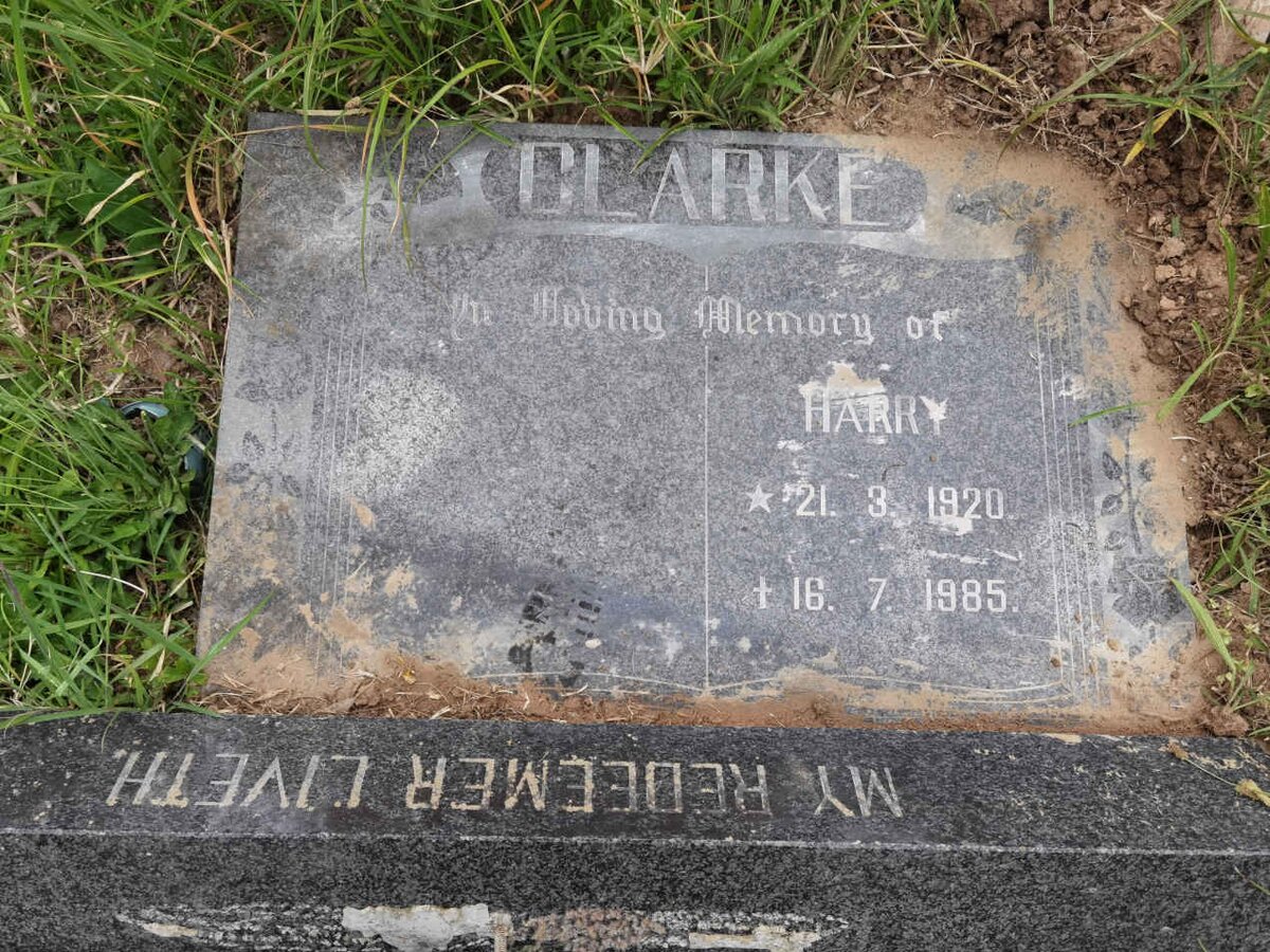 CLARKE Harry 1920-1985