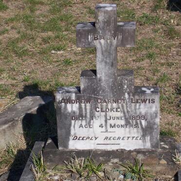 CLOKE Andrew Garnet Lewis -1899