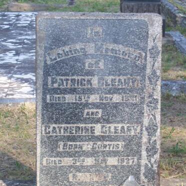 CLEARY Patrick -1921 &amp; Catherine CURTIS -1927