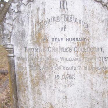COLLOCOTT Thomas Charles -1903 
