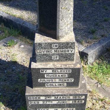 COLLINS Julius Henry 1897-1948